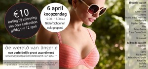 waardebon De wereld van lingerie